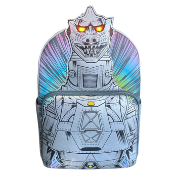 Toho Godzilla Mechagodzilla Metallic Light-Up Full-Size Backpack, , hi-res view 2